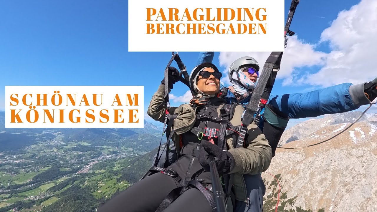 Berchtesgaden K&ouml;nigssee PARAGLIDING mit TRAUMHAFTER AUSSICHT