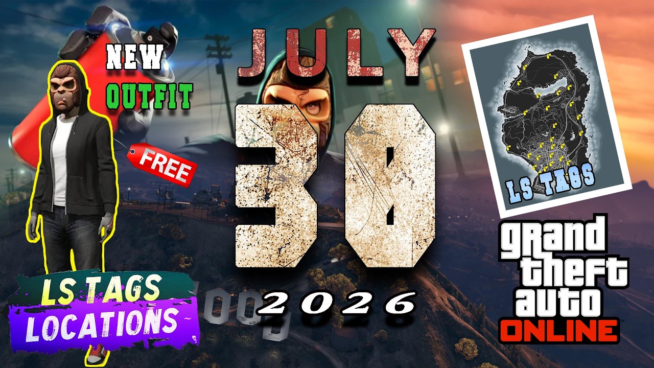 LS Tags Locations [July 30th] GTA Online 2026!!!