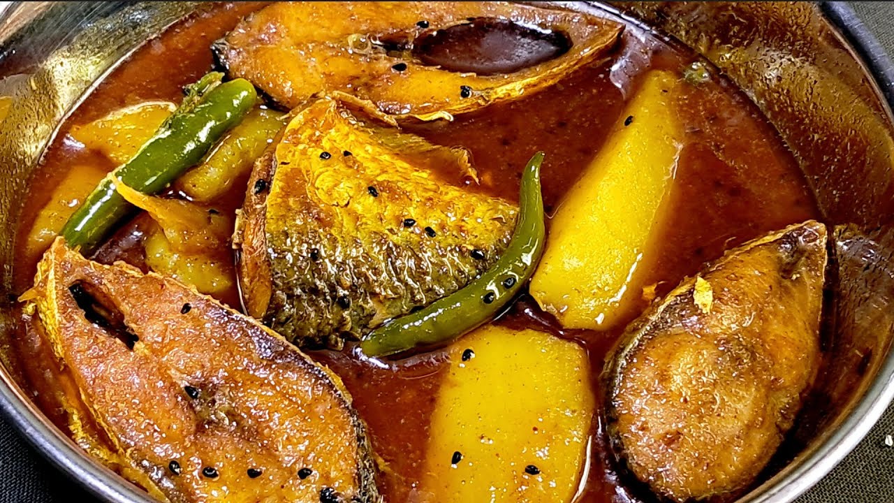 ইলিশ মাছের ঝোল কালো জিরে আলু দিয়ে | Ilish Macher Patla jhol |আলু দিয়ে ইলিশ মাছের পাতলা ঝোল রেসিপি