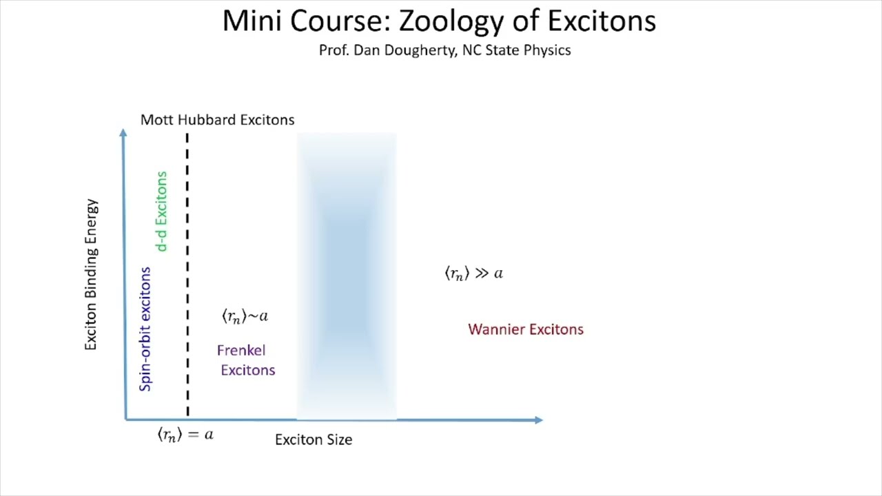 Zoology of Excitons Lecture 00 Introduction