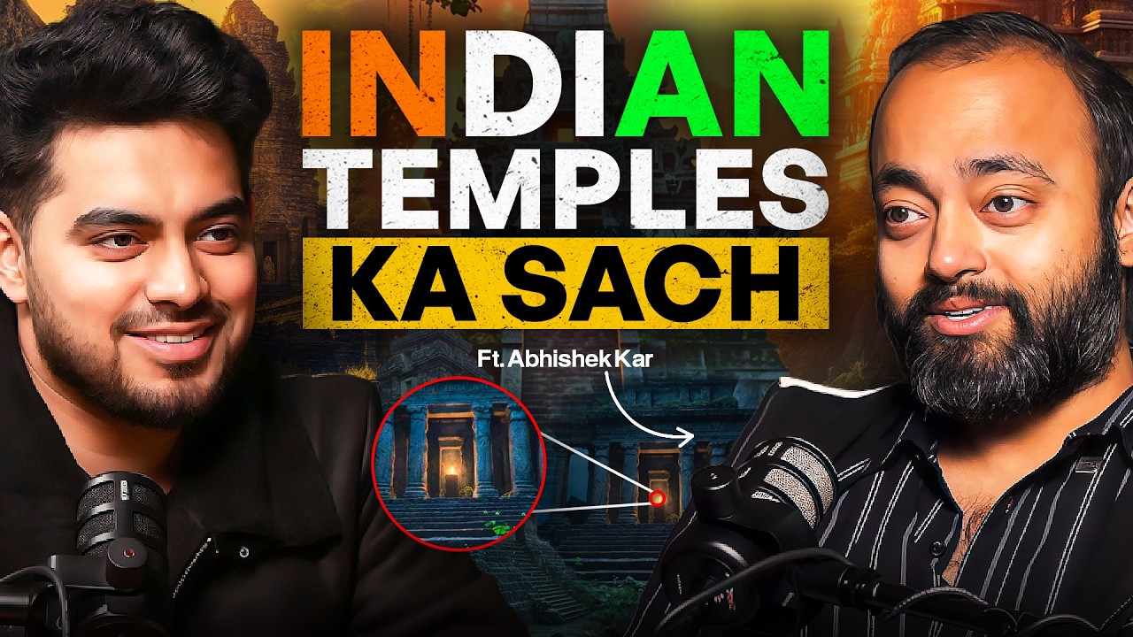 भारत के मंदिरों का सच | Abhishek Kar Reveals Shocking Facts & Mysteries About  Temples
