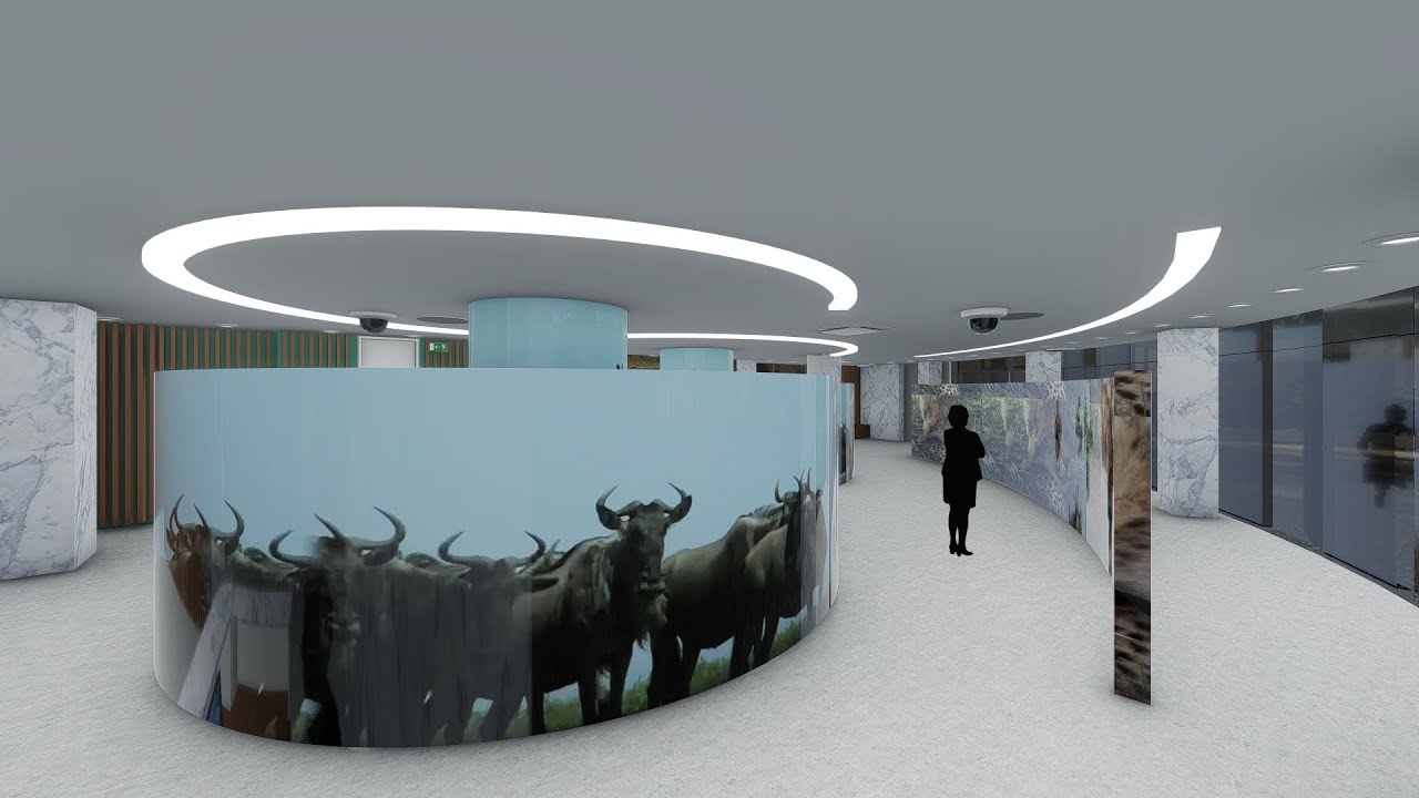 DIGITAL EXHIBITION HALL & LIVING AREA (GRADUATION PROJECT)
