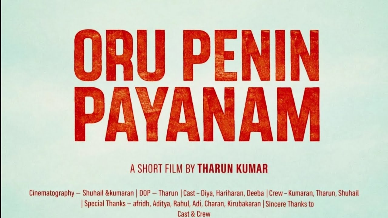 oru penin payanam-shortflim/women awareness shortflim/by tharun kumar#entertainment#trending #2026 