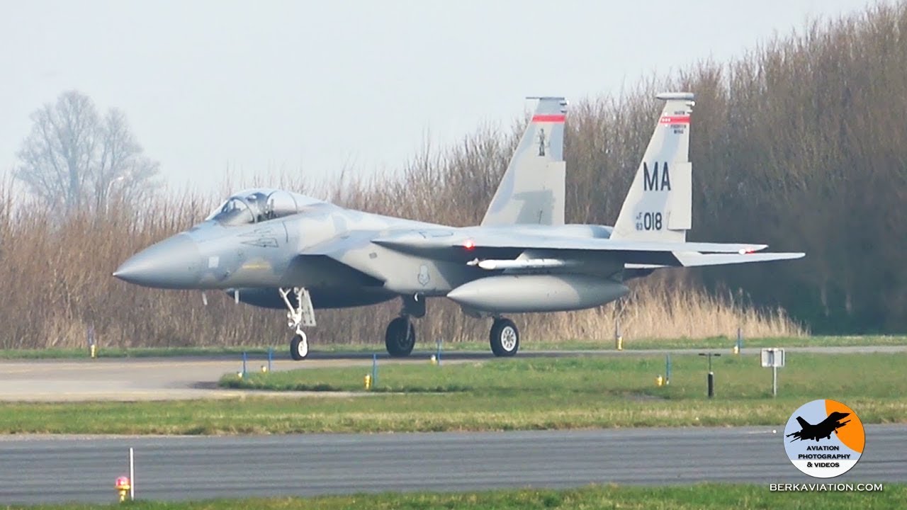 USAF F-15 Eagles at Leeuwarden AB (EHLW) | Frisian Flag 2018