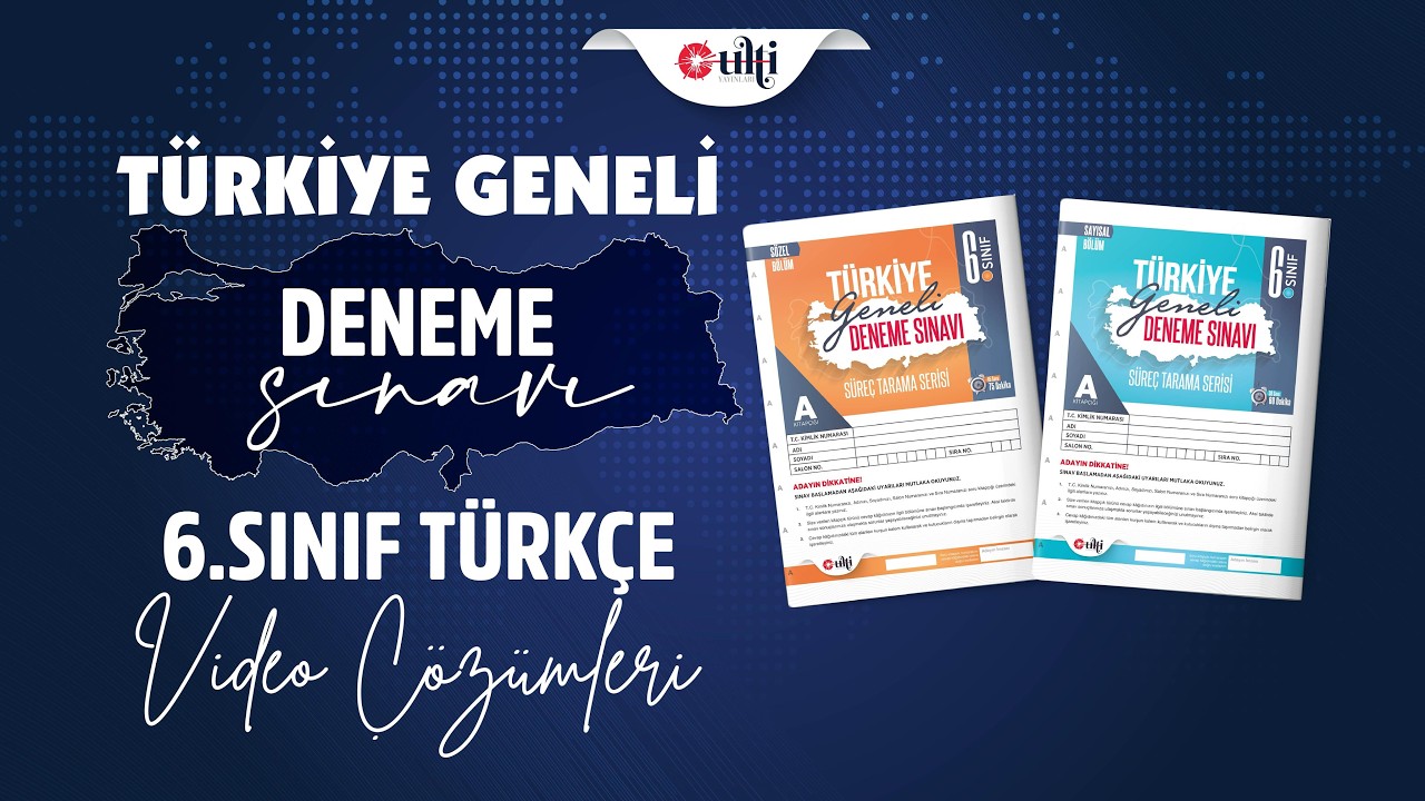 Ulti Yayınları 6. Sınıf Türkiye Geneli Deneme Sınavı | Türkçe Çözümleri