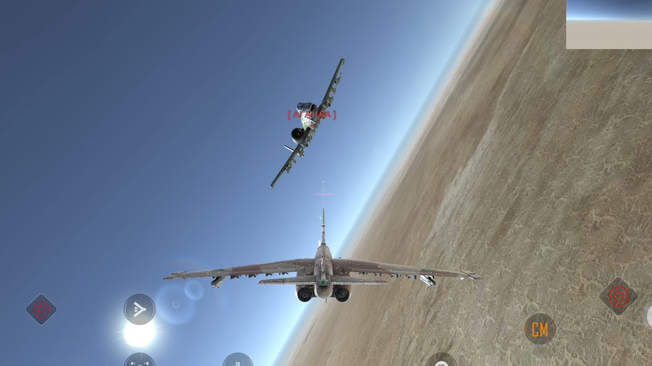 Gunship-4 A-10 fighter vs SU-25 fighter  dogfight #DCS #gunship-4 #armedairforce #