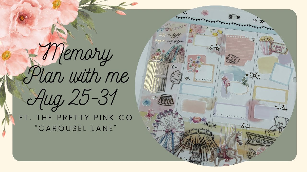 Запланируйте незабываемое путешествие со мной 25-31 августа. Компания Pretty Pink, «Carousel Lane».