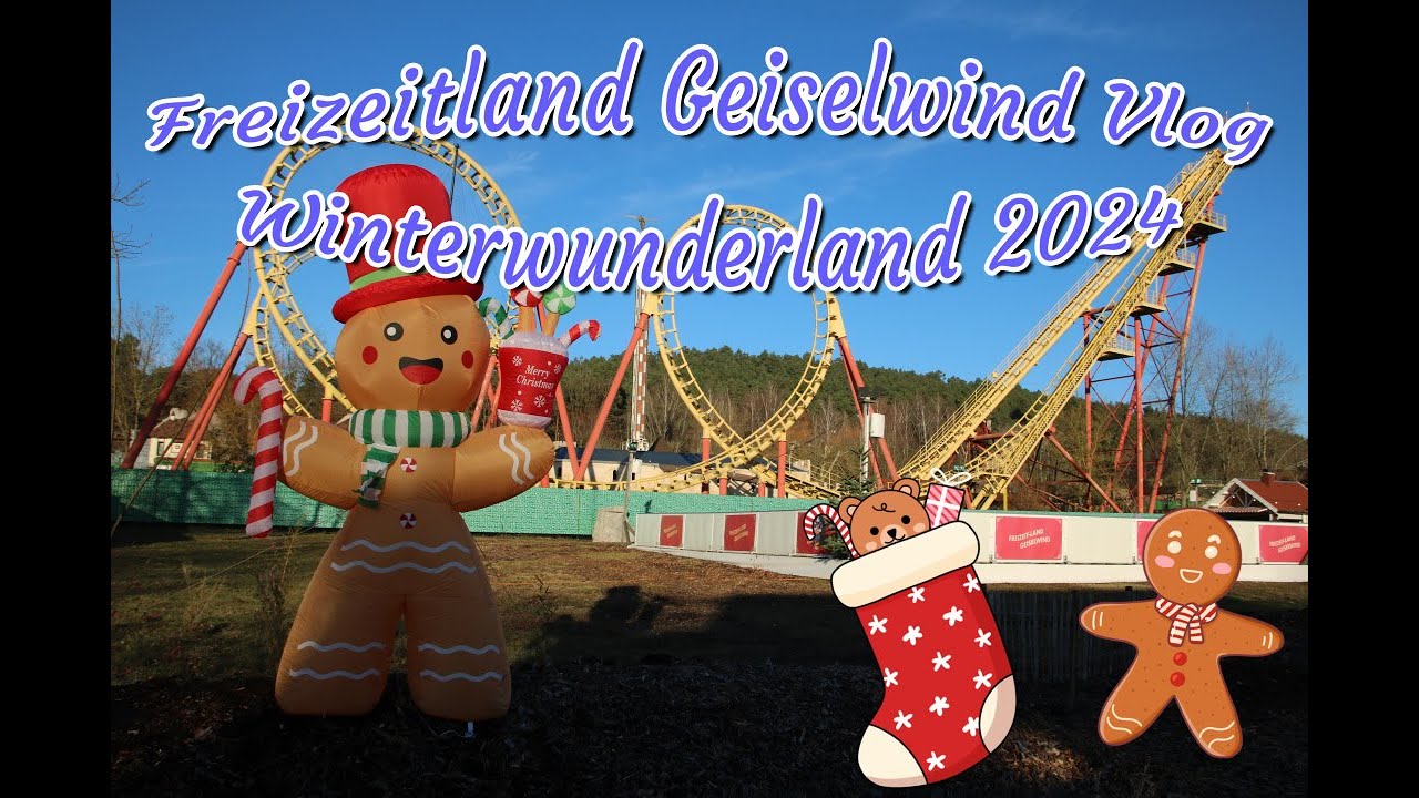 Winterwunderland im Freizeitland Geiselwind 2024 I Vlog #4