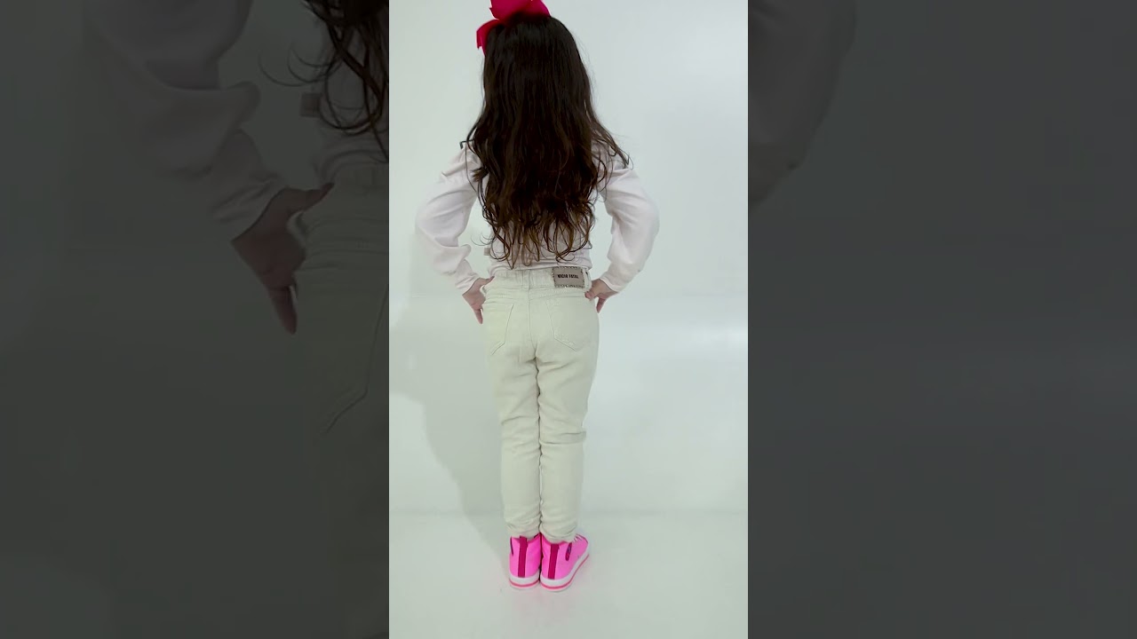 Calça Infantil Feminina Jeans Colorida 22020001 028