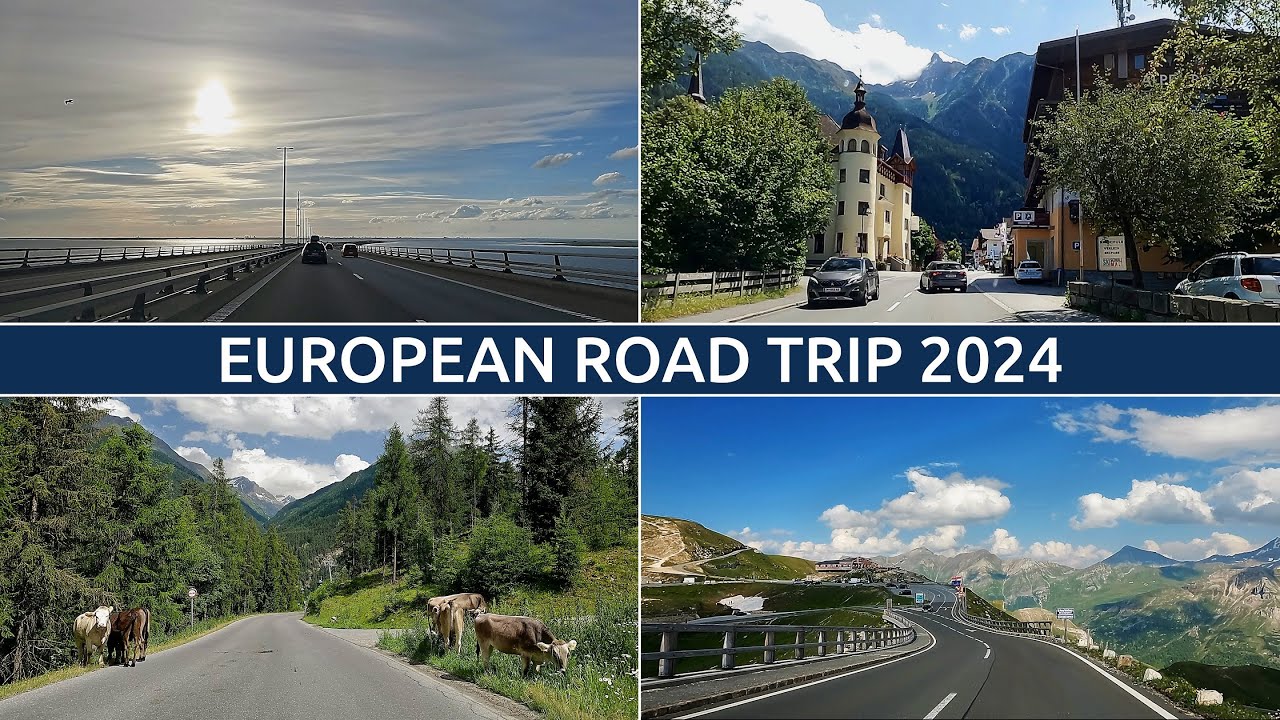 Road trip from Estonia to the Alps. July 2024. 4K