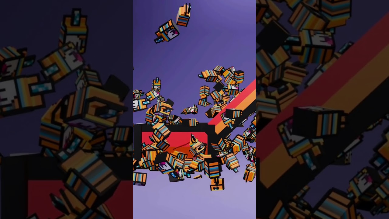 My voxel animation art blender3d