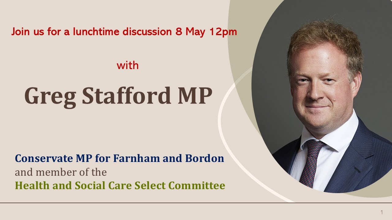 Greg Stafford MP - Adult Social Care and the Health and Care Committee