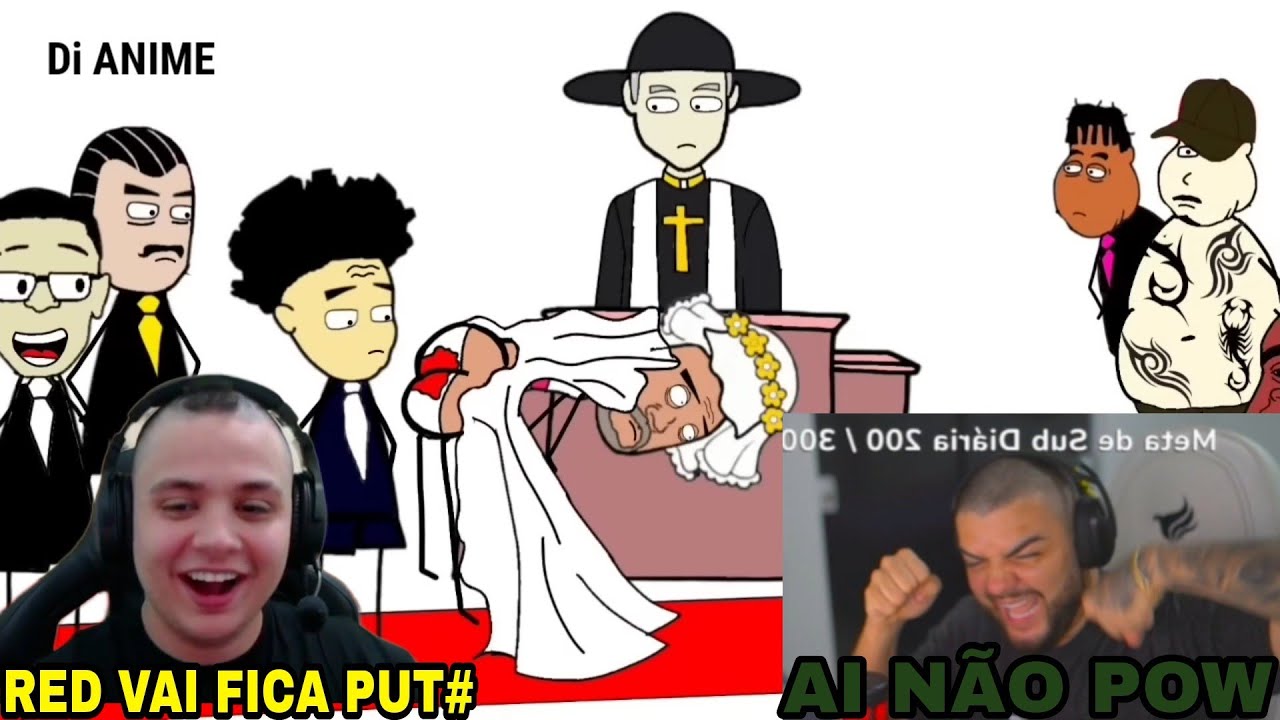 PAULINHO LOKO E LUQUET4 REAGINDO DI ANIME CASAMENTO ( PAULINHO COM RED ) KKKK