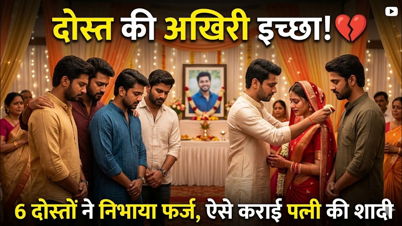 “सच्ची दोस्ती की मिसाल – दोस्त की आखिरी इच्छा के लिए 6 दोस्तों ने जो किया, वह दिल छू जाएगा”