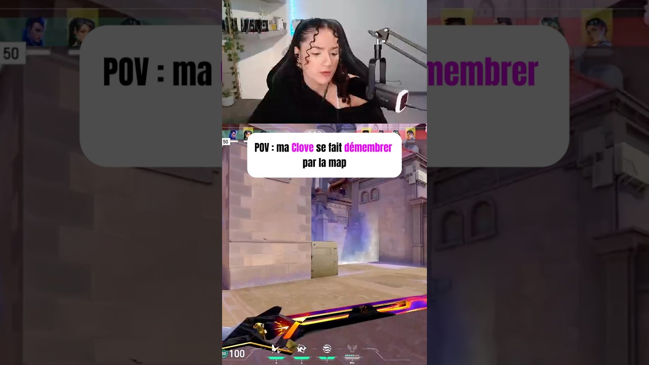 je suis morte 🤣🤣 #streameuse#twitch#twitchfr#stream#valorantshorts
