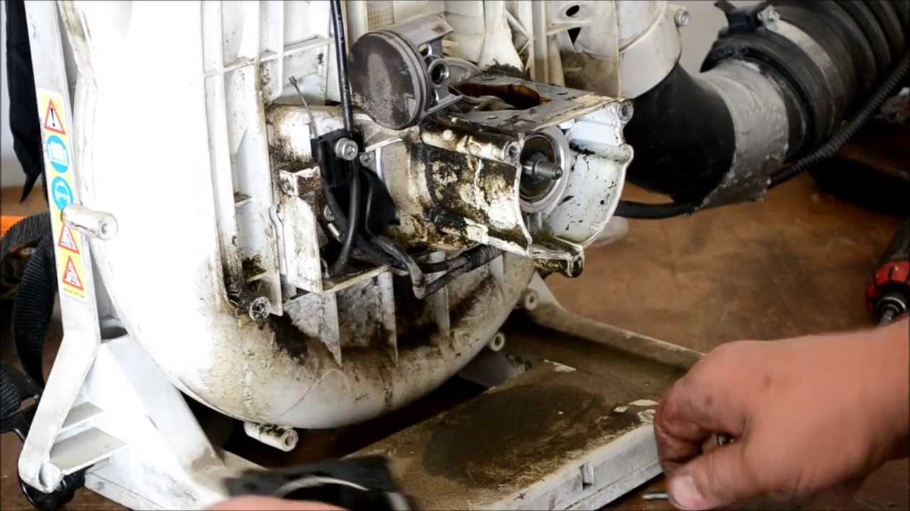 STIHL BLOWER REPAIR / BR420 MAGNUM / DIAGNOSIS / TEARDOWN AND COMPLETE ENGINE RESEAL / IN 1080HD