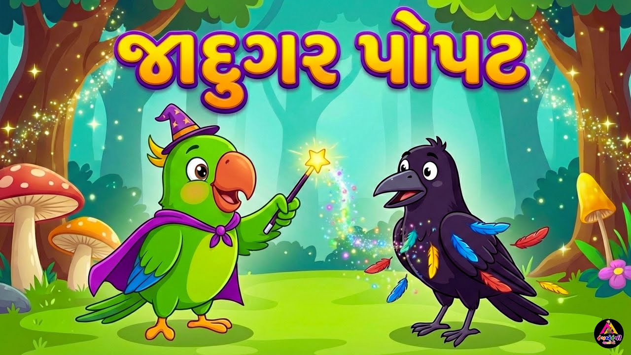 જાદુગર પોપટ | Gujarati Bal Varta | Moral Story | Rangberangi Vartao