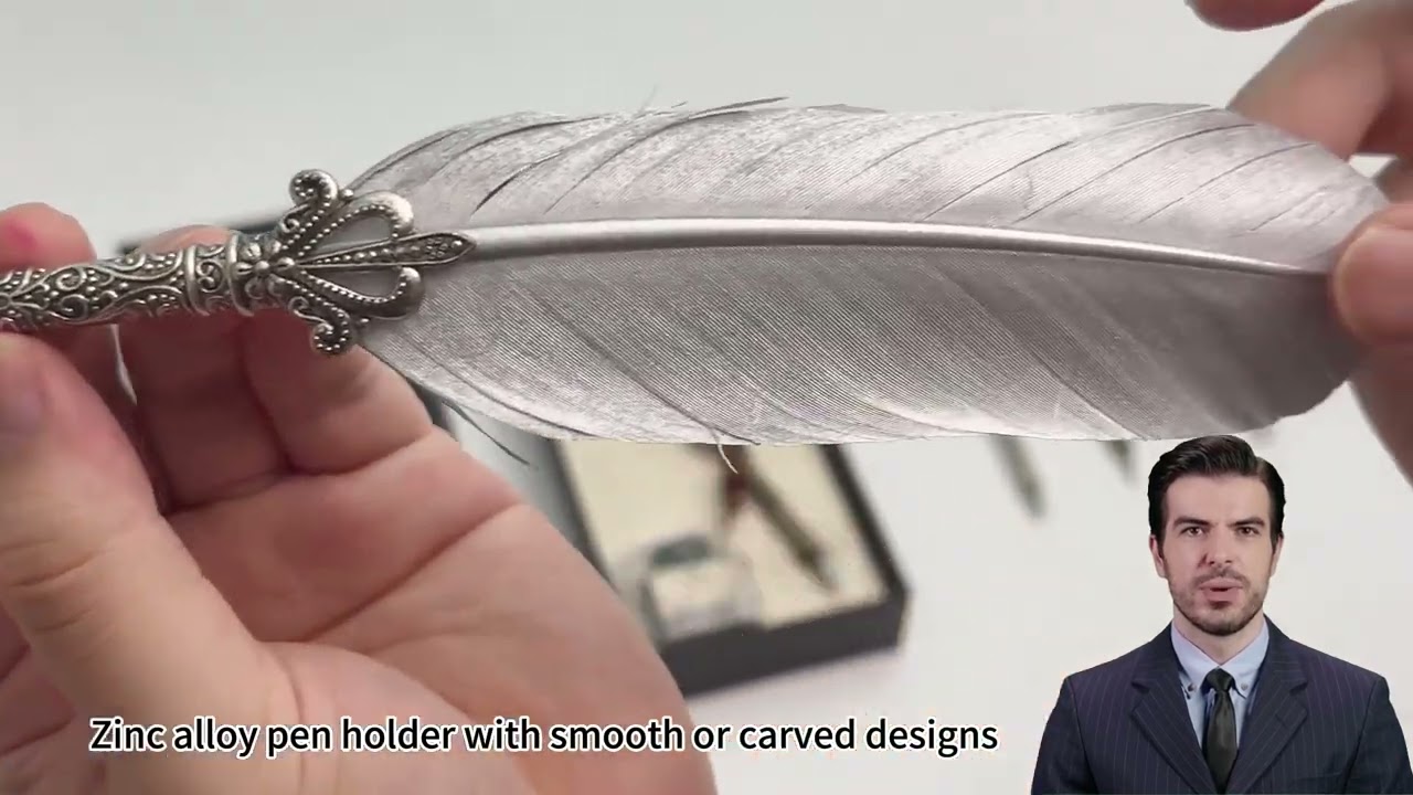 SINOART Calligraphy Feather Pen Gift Set