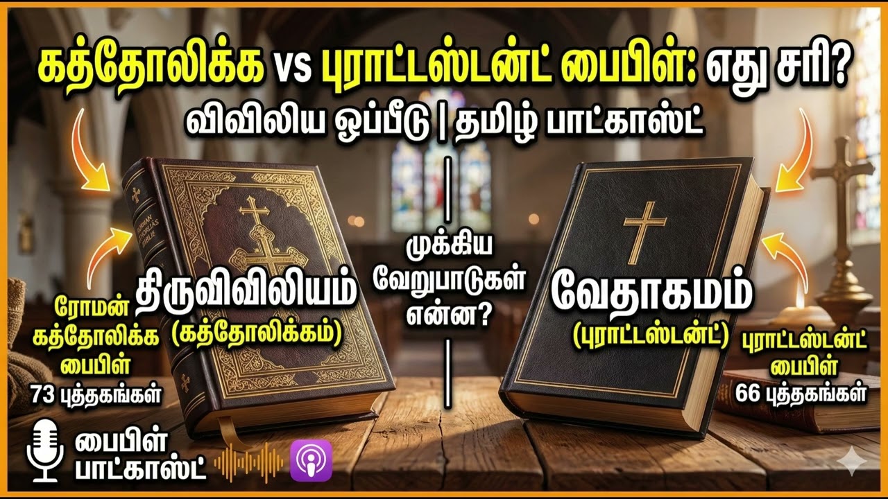 கத்தோலிக்க vs புராட்டஸ்டன்ட் பைபிள்: எது சரி? | Tamil Bible Podcast