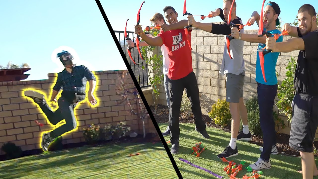 5 vs 1 - COMPLETELY UNFAIR!! | Arrow Dodge Challenge #2
