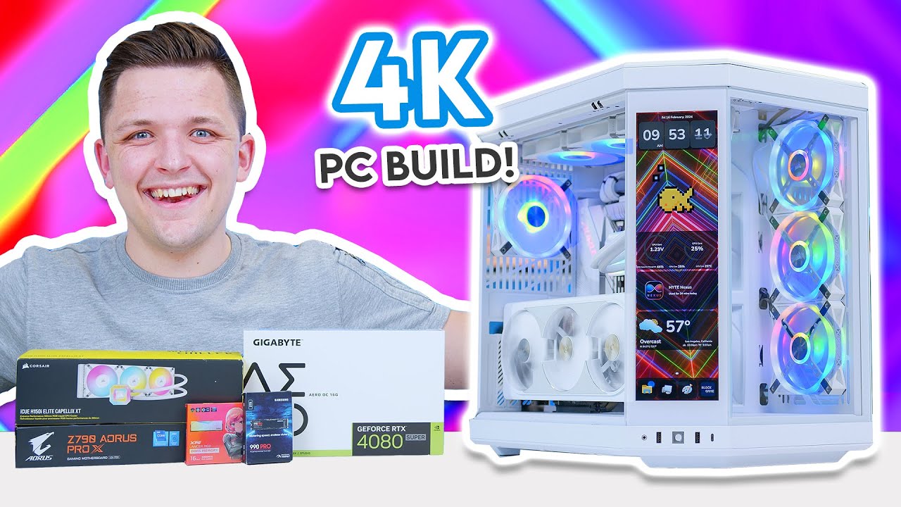 Потрясающая сборка игрового ПК для 4K на 2024 год! 😄 [с RTX 4080 Super и HYTE Y70 и результатами ...