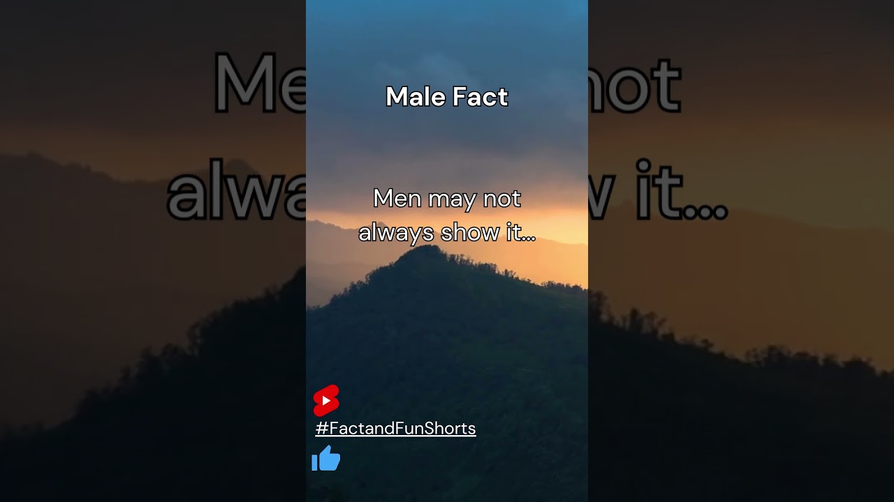 Men may not always show it 