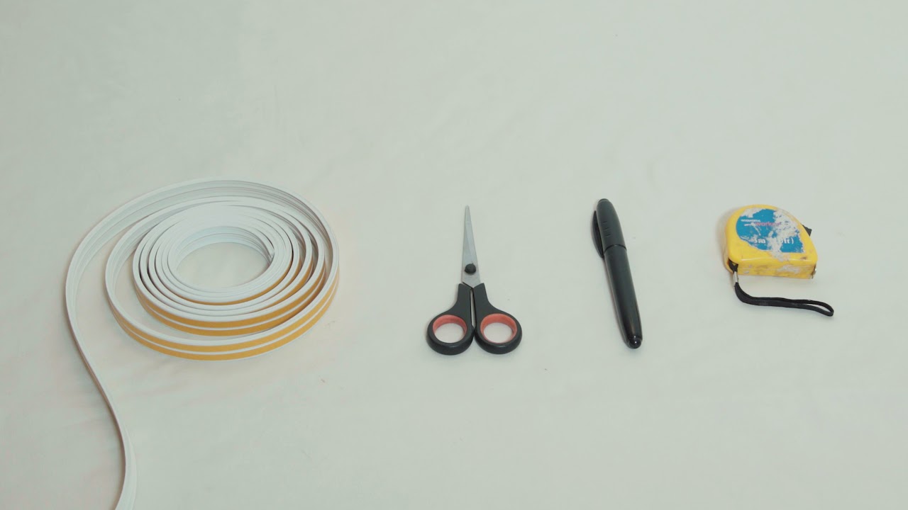 How to install draught-proofing strips