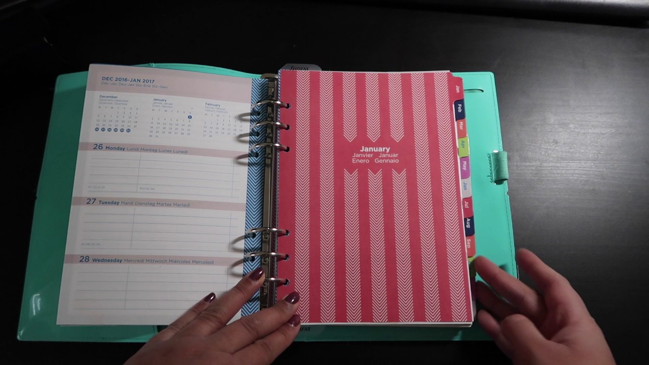 Planning Filofax 2017   Review on pattern inserts