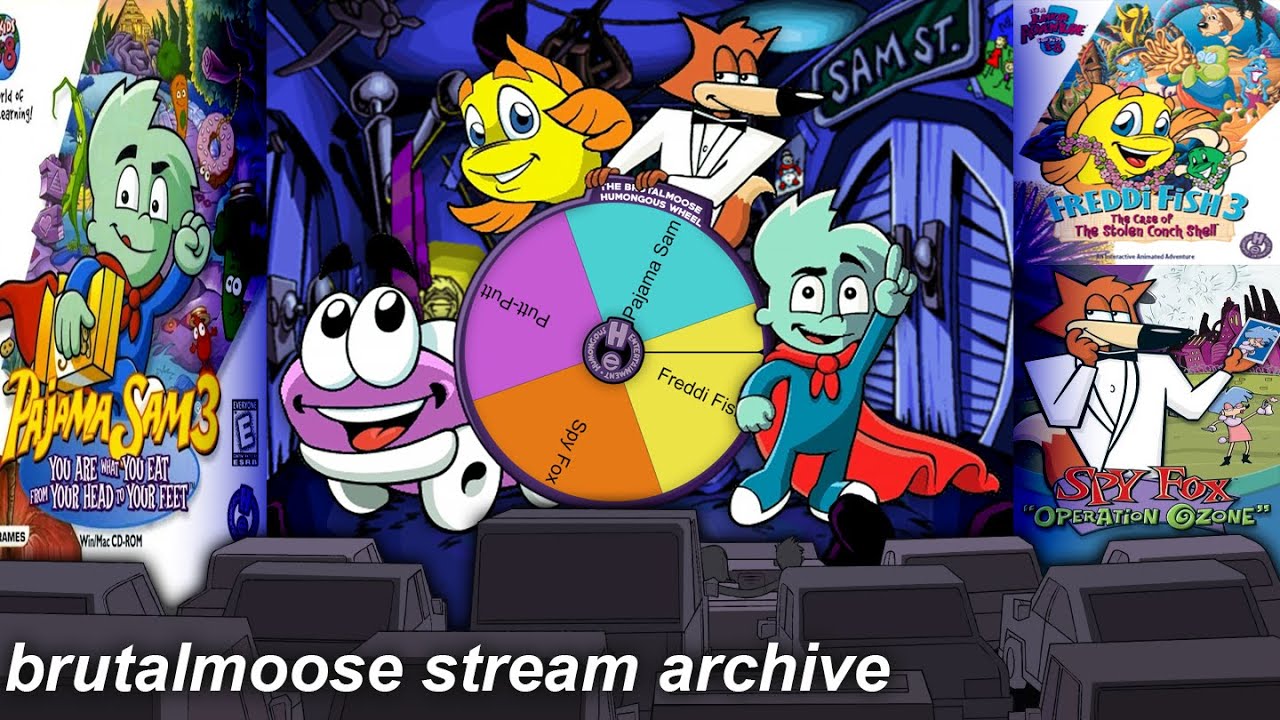 PJ Sam 3 / Freddi Fish 3 / Spy Fox 3 | HUMONGOUS WHEEL #3