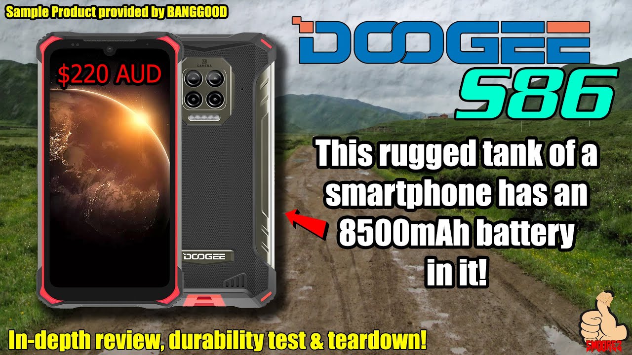 The DOOGEE S86 - A Rugged Tank of a Smartphone that has an 8500mAh Battery in it! In-Depth Review