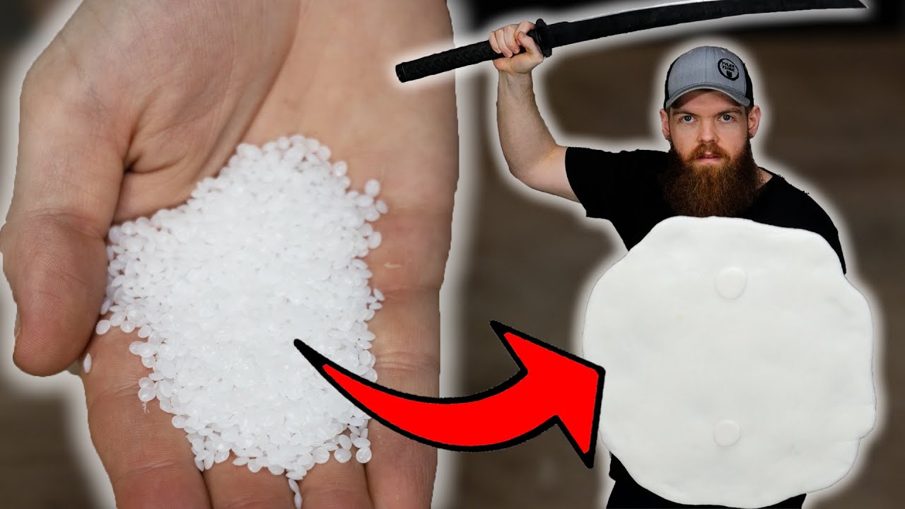 I Turned These Plastic Beads Into a Shield!!!