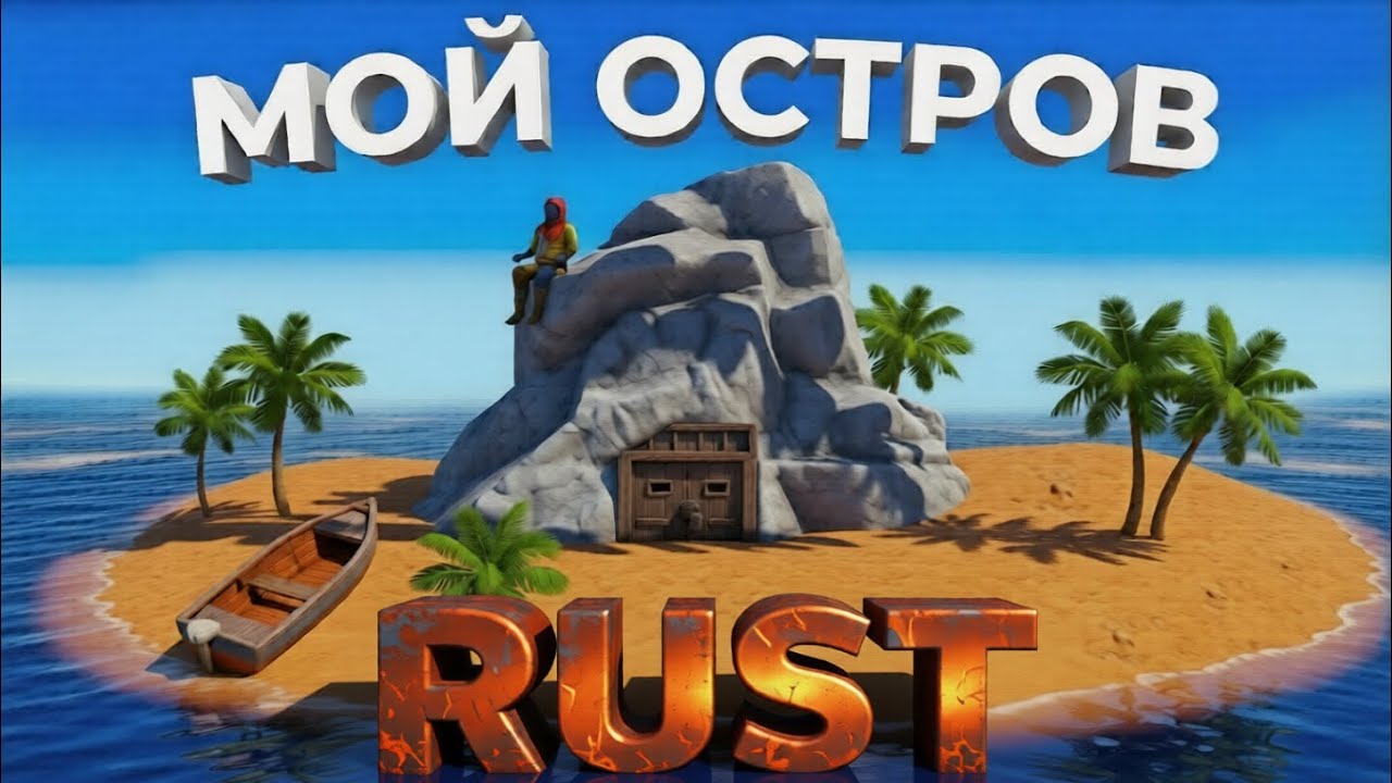 МОЙ ОСТРОВ! ЭТА ИСТРОИЯ О МОЕМ СОЛО ВЫЖИВАНИЕ ЖИВУ НА ОСТРОВЕ в Раст/Rust