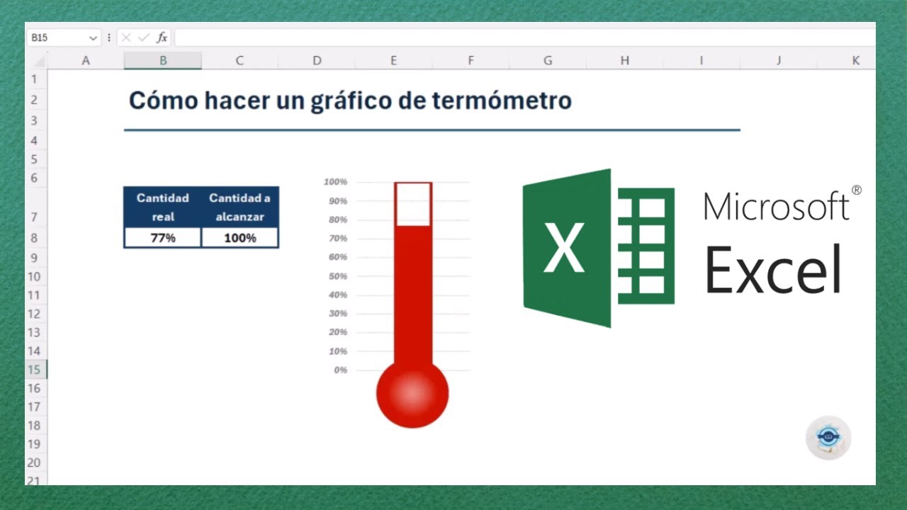 Gráfico de Termómetro en Excel: Guía Paso a Paso