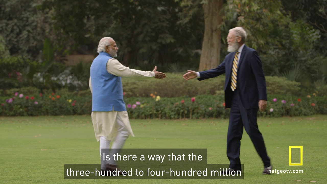 Behind the Scenes: David Letterman Interviews Narendra Modi