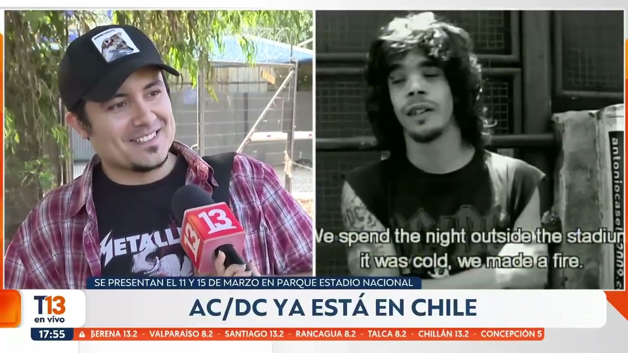 Llegada de AC/DC a Chile