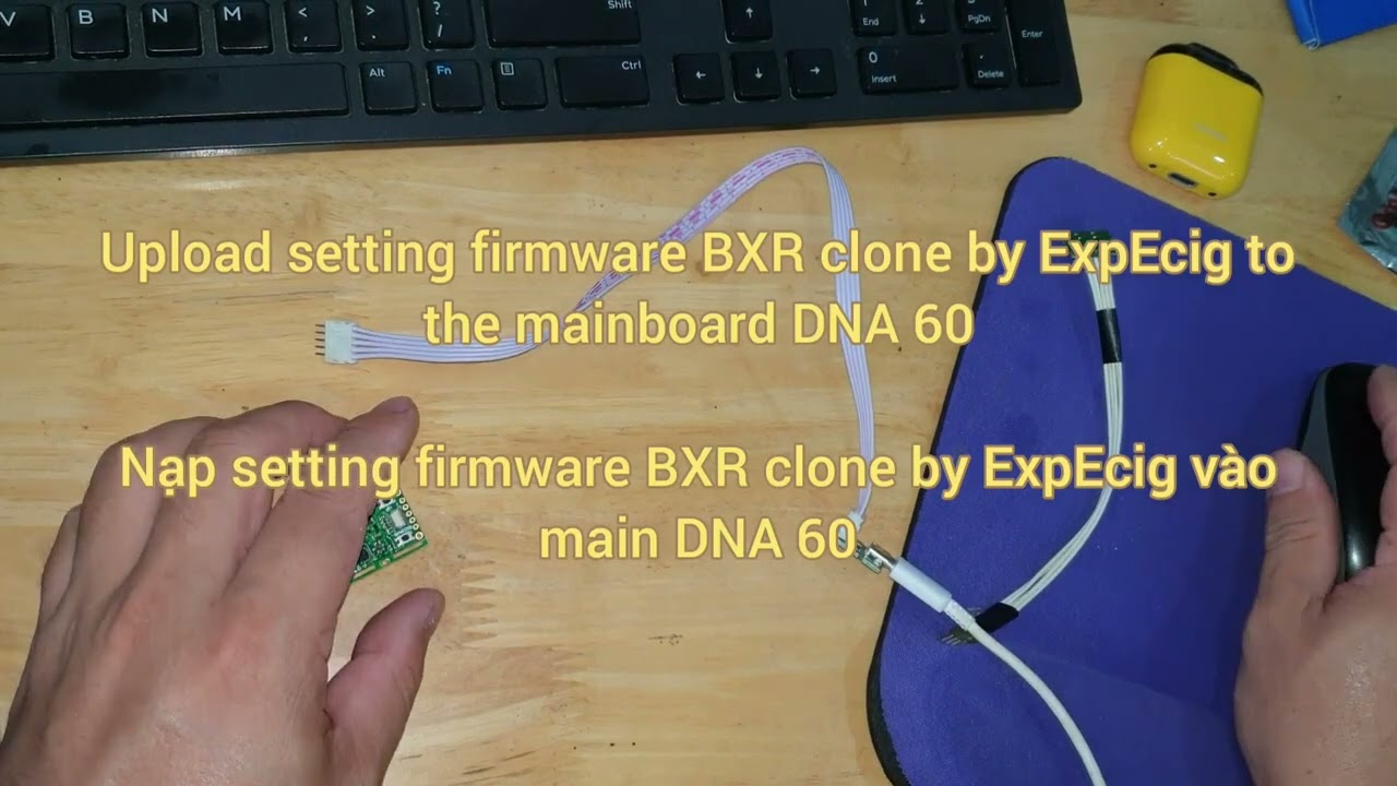 Guide  Upgrade mainboard DNA 60 for Hussar BXR AIO 5Avape &ndash; n&acirc;ng cấp DNA 60 cho Hussar BXR 5Avape