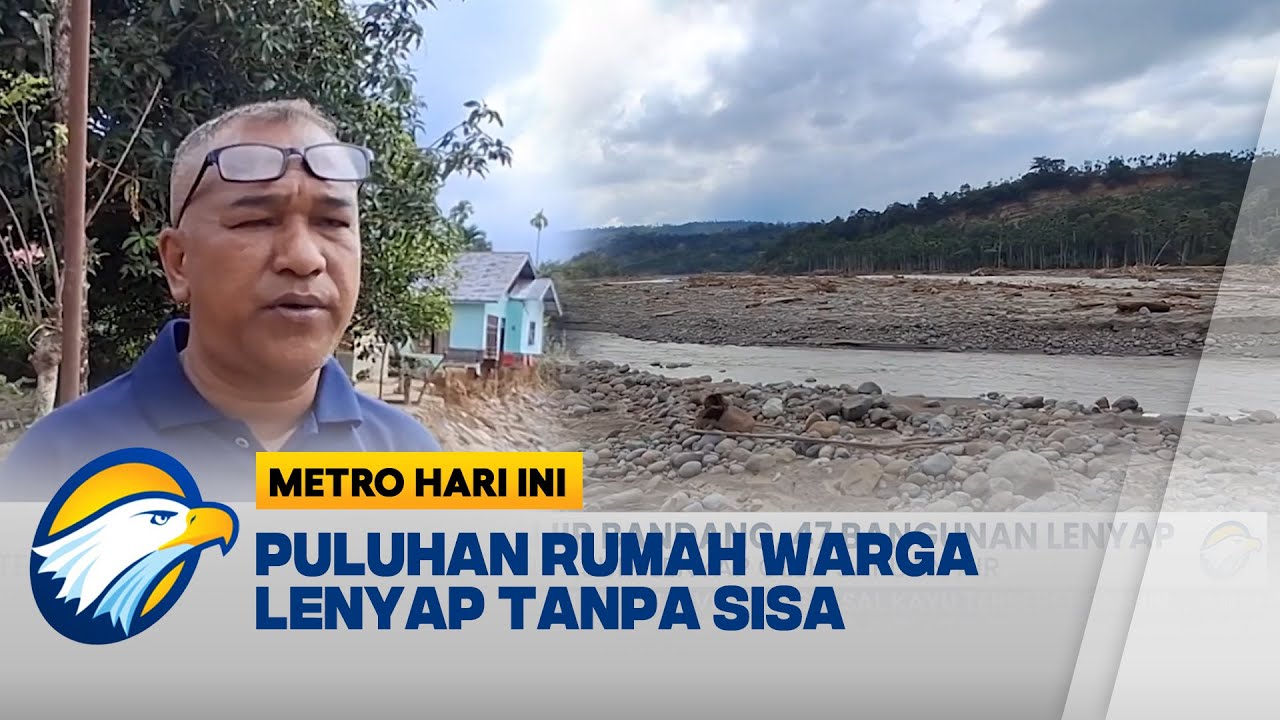 Diterjang Banjir Bandang, Puluhan Rumah Warga di Aceh Utara Lenyap | Metro Hari ini