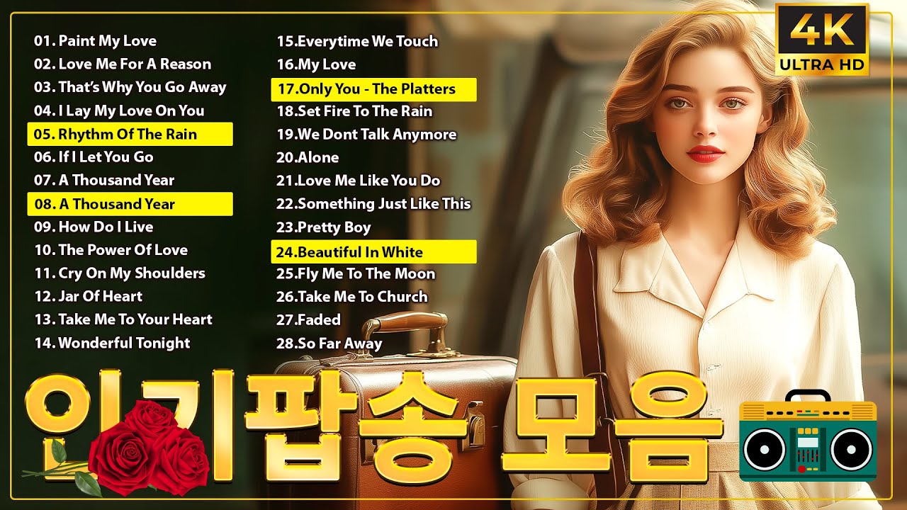 한국인이 좋아하는 추억의 7080 올드팝송 High Fidelity Sound 🍉이어폰을 끼는 순간  포근한 힐링 멜로디 ᖰᖳ 감미로운 올드팝송모음💫Say you, say me