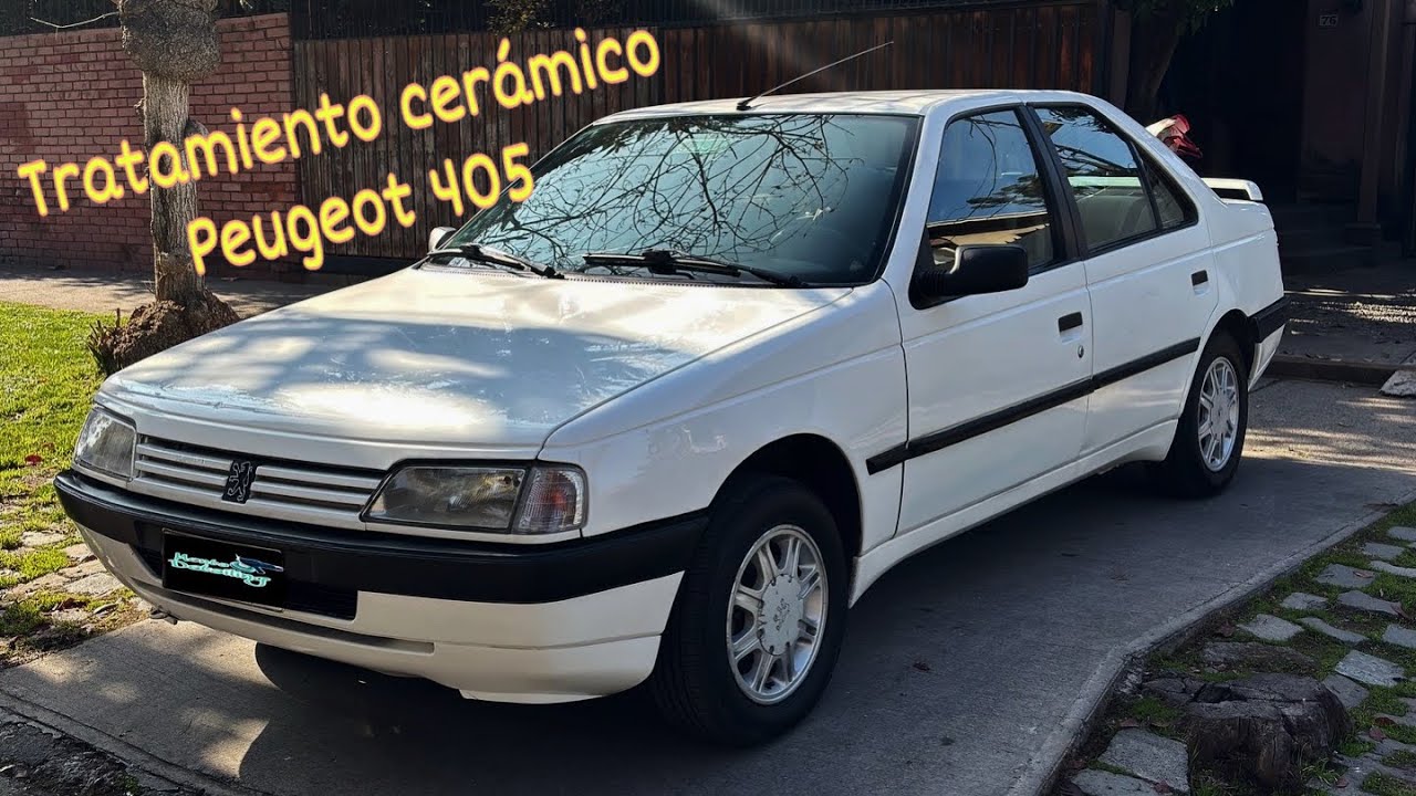 TRATAMIENTO CERÁMICO PEUGEOT 405 |MENTA 