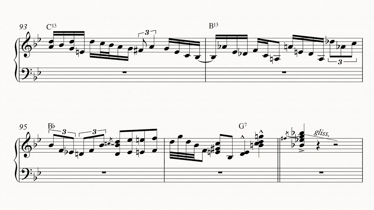 Oscar Peterson - Satin Doll (transcription)