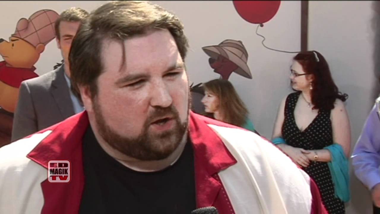 Travis Oates (Voice of Piglet) Interview at Winnie the Pooh Honey-Colored Carpet Movie Premiere
