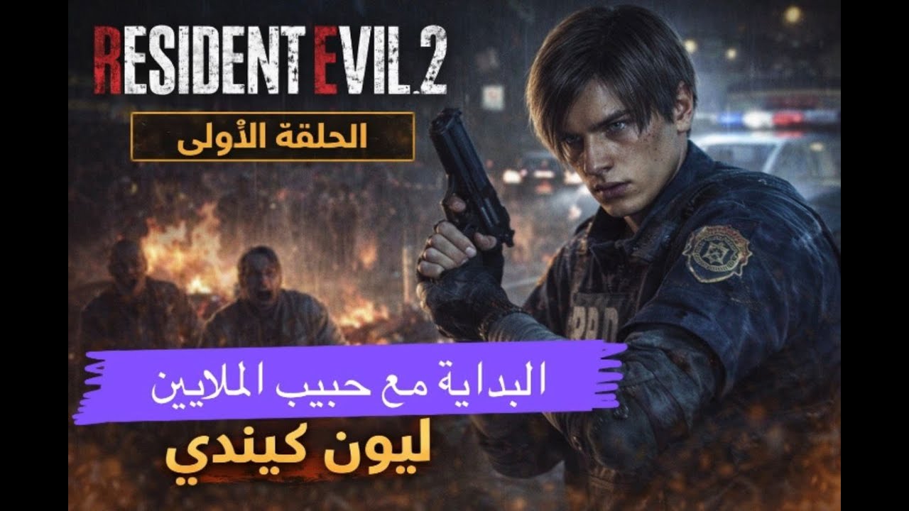 اليوم الأول لليون بمدينة راكون سيتي!🔥 | تختيم Resident Evil 2 Remake – الحلقة الأولى🔥