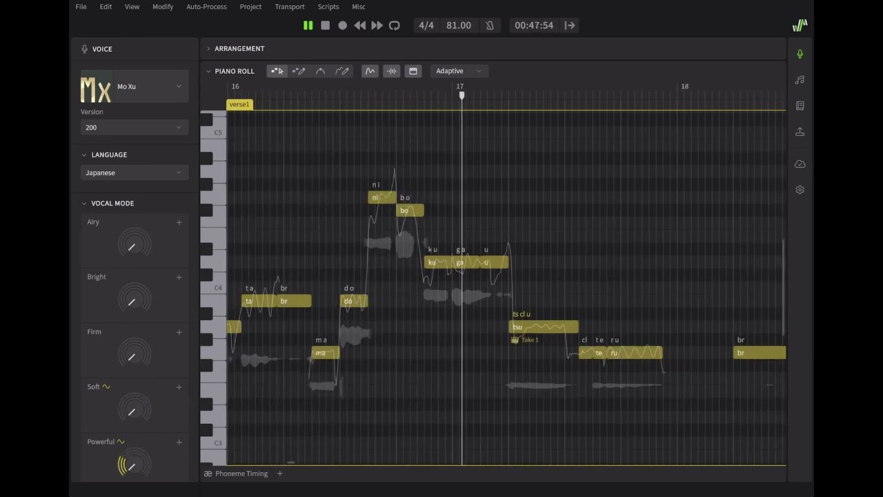 【Mo Xu】Haiiro to Ao【Synthesizer V 2 Cover】