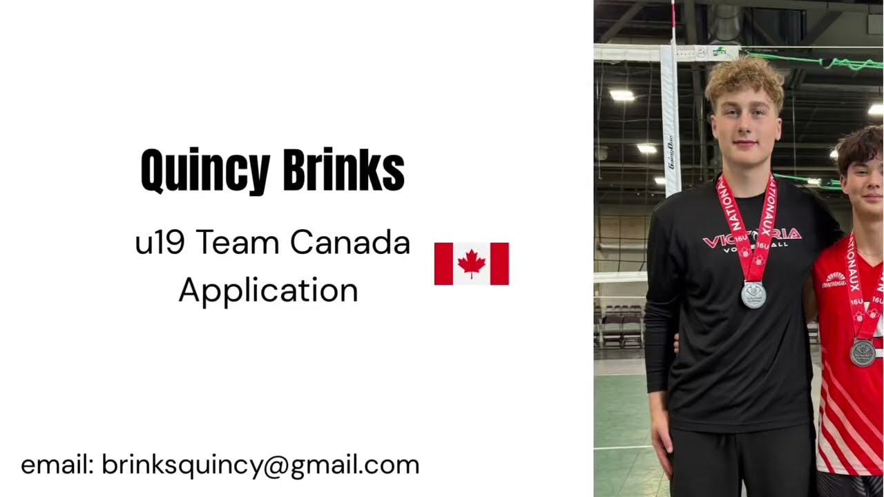 U19 Team Canada Application 🇨🇦 ~ Quincy Brinks