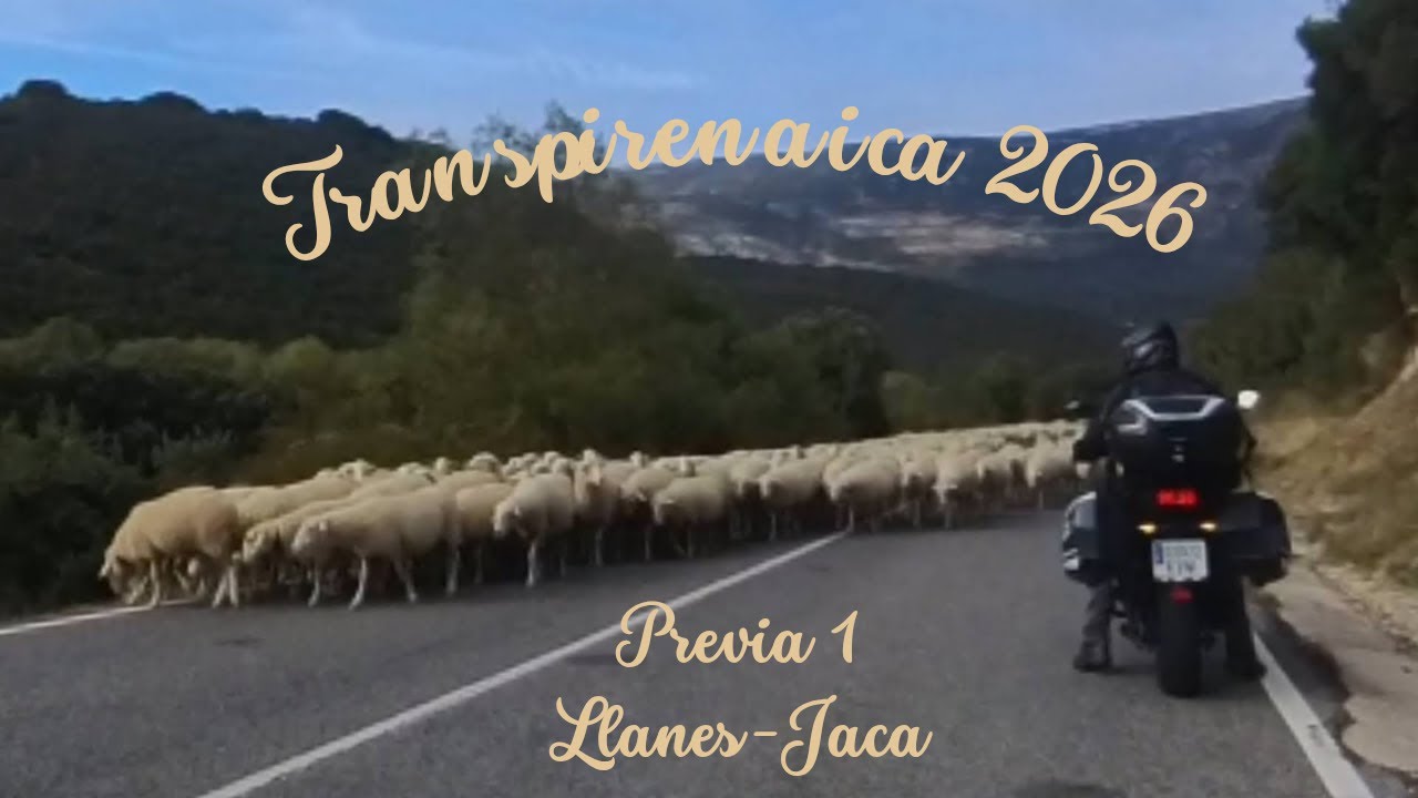 🏍️ Transpirenaica Etapa 1: De Llanes a Jaca | El Escudo, Yesa y ¡muchas ovejas!