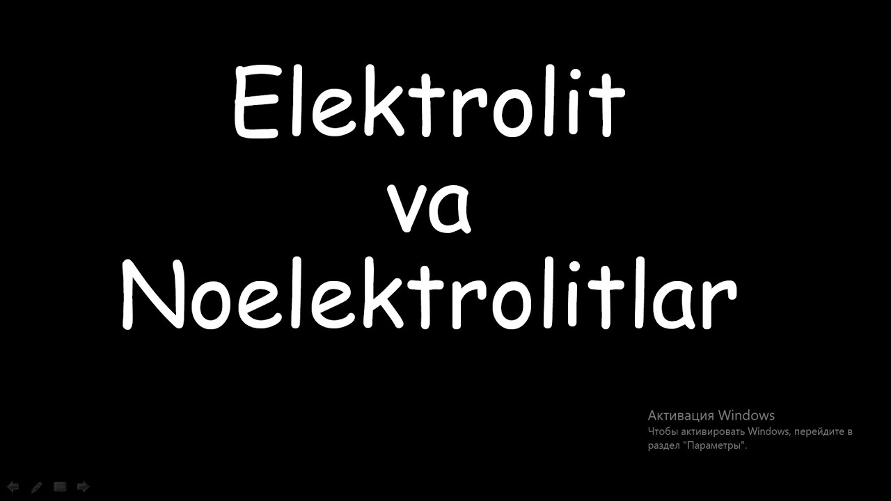 Elektrolitlar