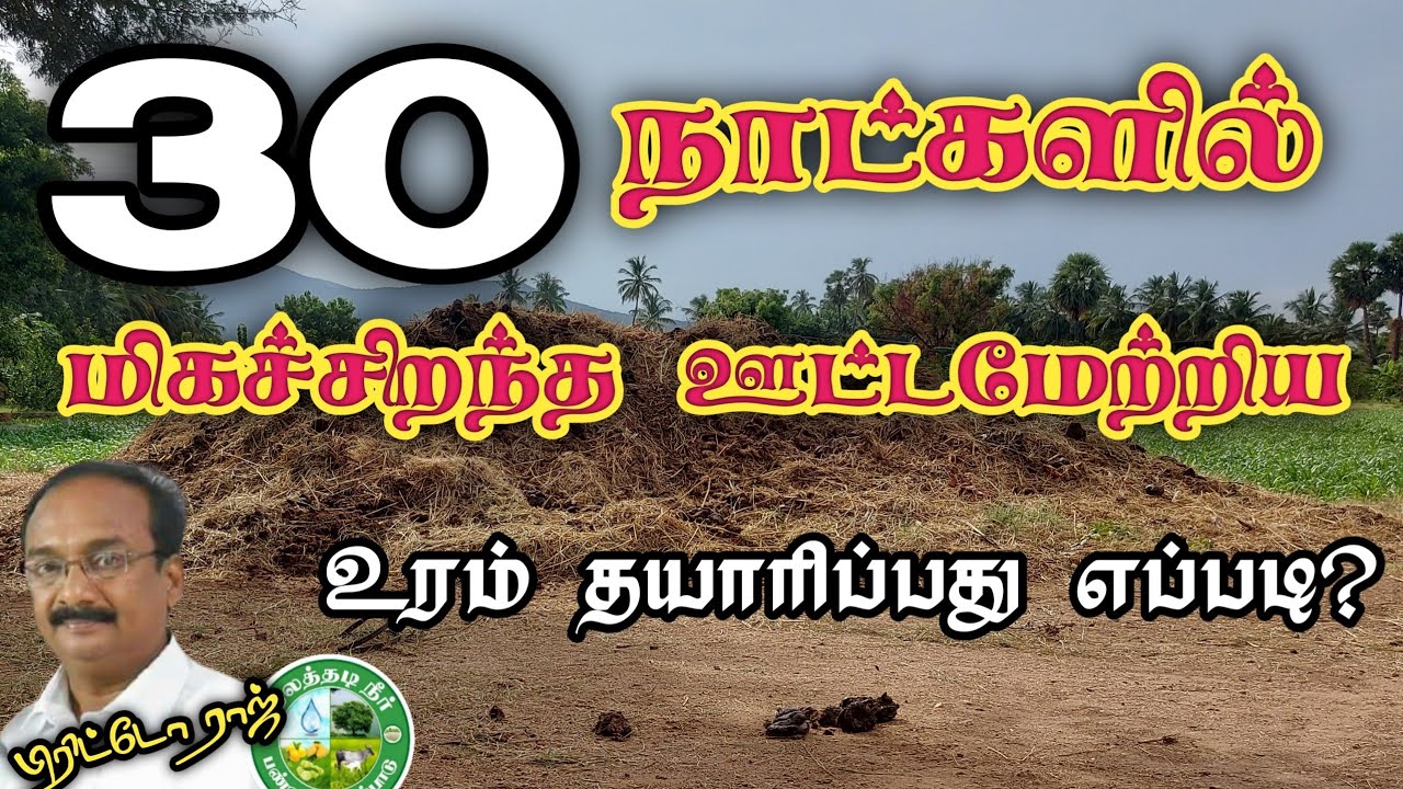 30 நாட்களில் மிகச் சிறந்த ஊட்டமேற்றிய உரம் தயாரிப்பது எப்படி? Brittoraj 9944450552