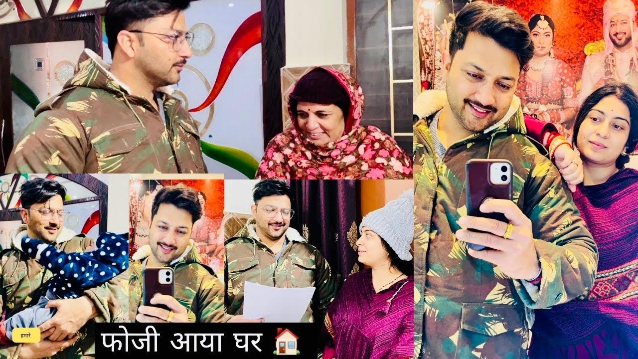 Border 2 की शूटिंग खतम कर फोजी आया घर ❤️|| माँ की आँखो में वो ख़ुशी देखो 🥹 #border2 #gharkabaaoge 
