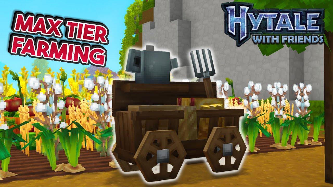 TIER 8 Farming Unlocked! | Episode 2 | Hytale with Friends