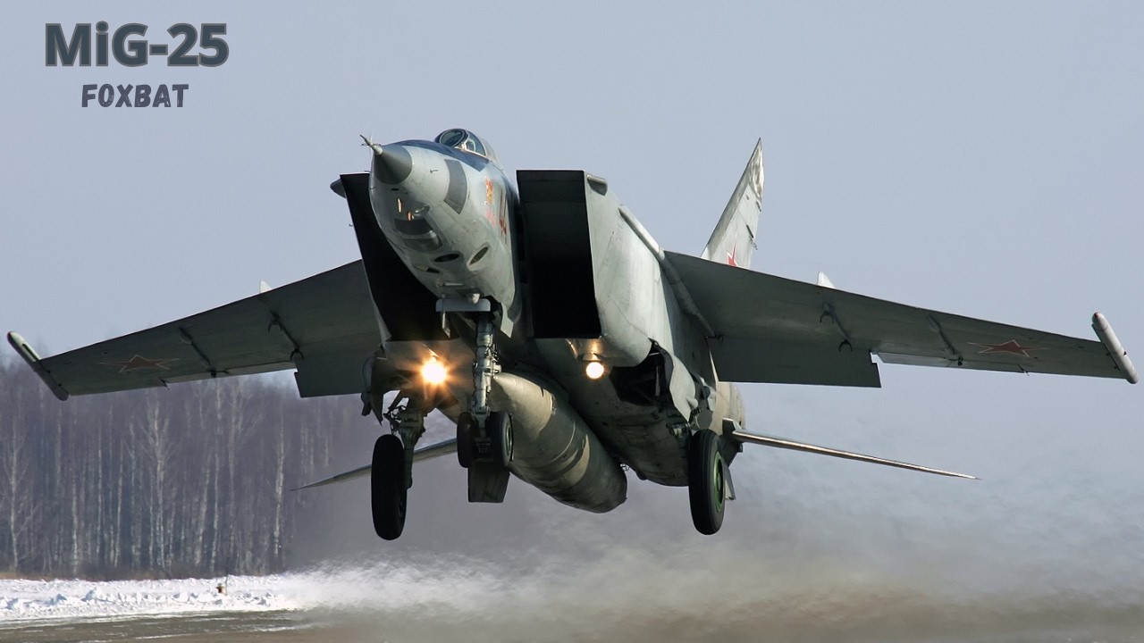 MiG-25 Foxbat: O Caça Mais Rápido da História!